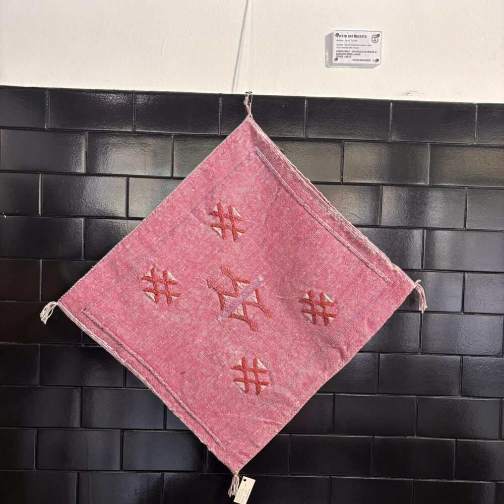 Fodera cuscino in seta di sabra - cm 45x45 - Colore rosa antico
